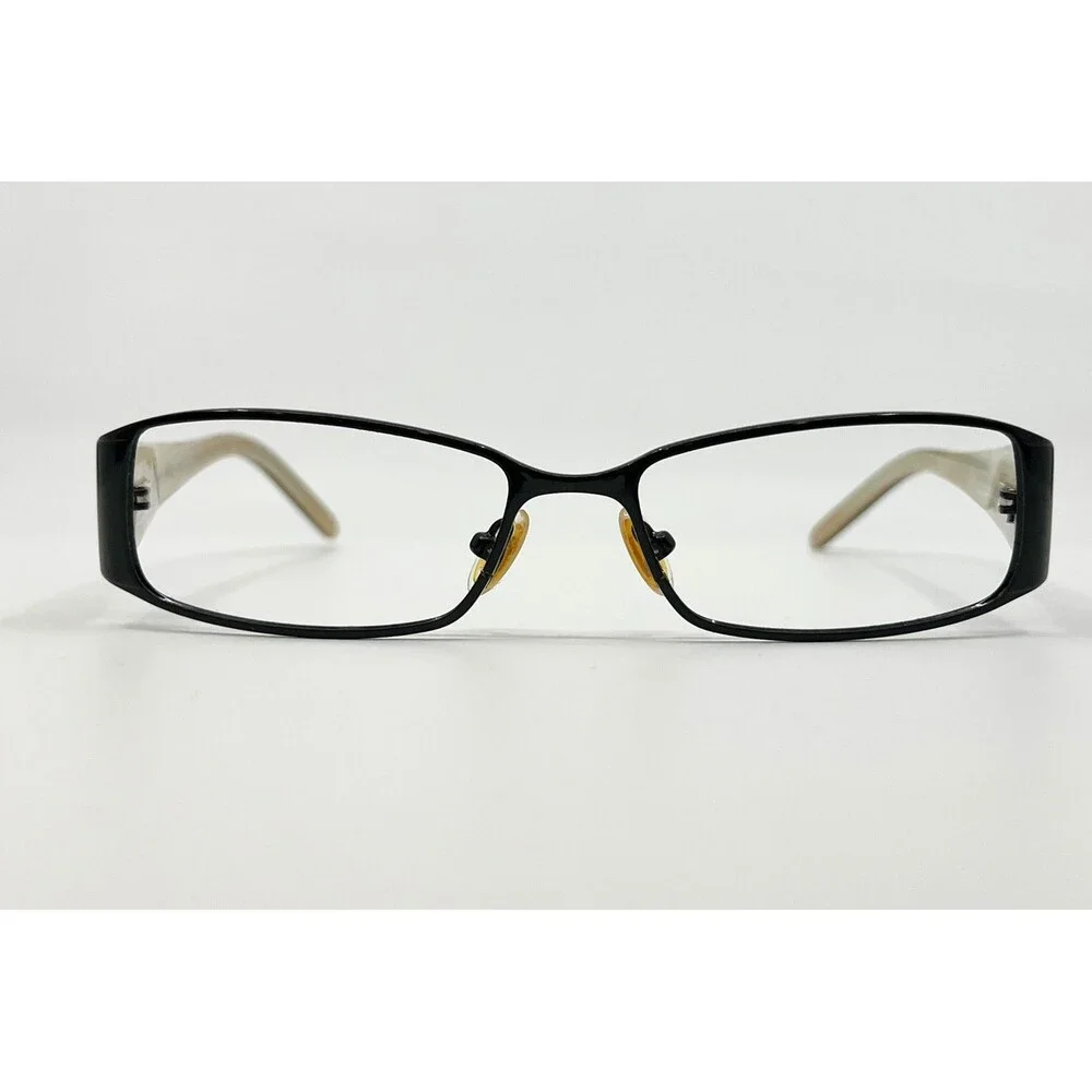 Vogue Eyeglasses Womens Black Rhinestone VO3603-B 52-16-135